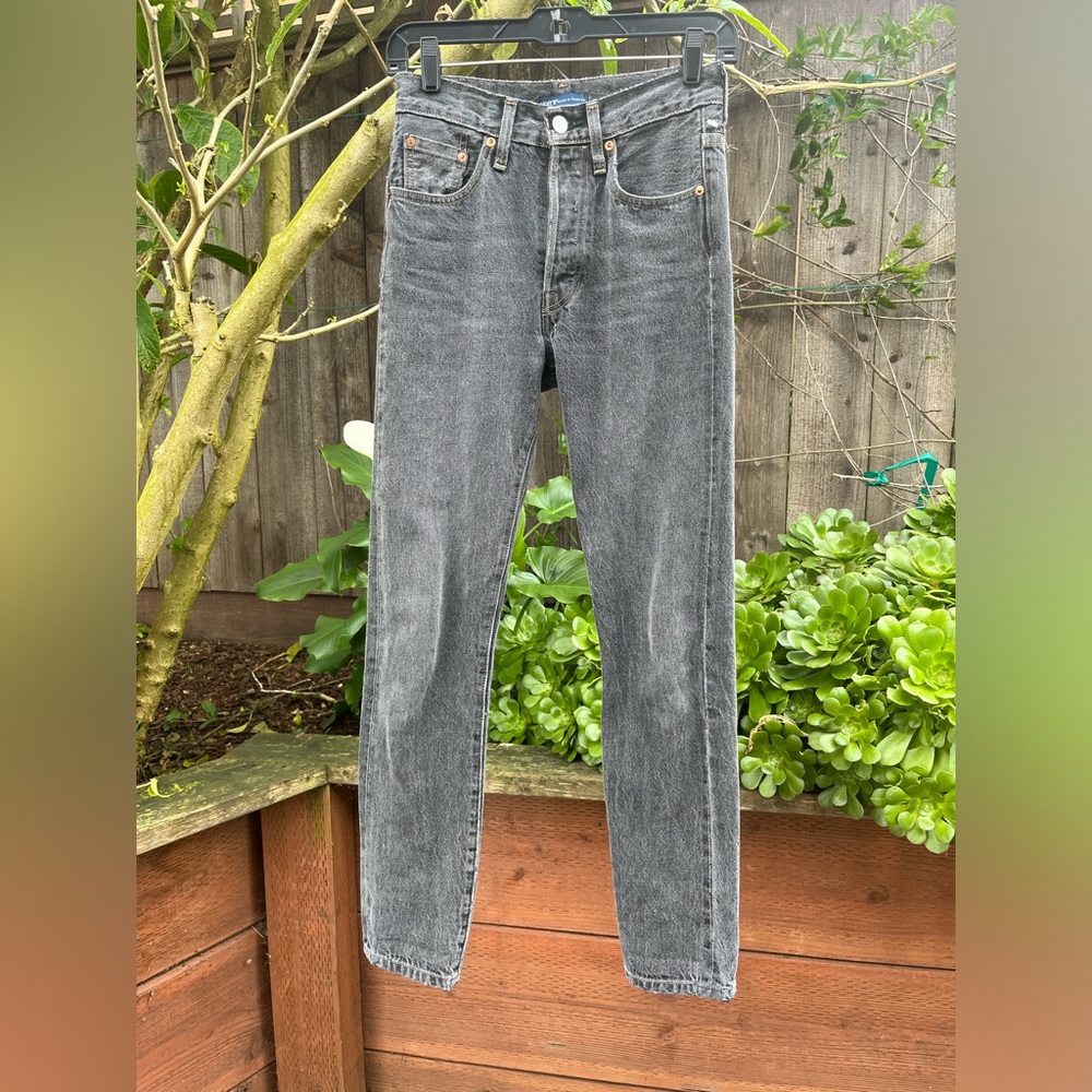 Levis Made & Crafted 501 S 24 x 30 Woman Salvedge High Rise Skinny